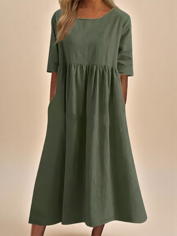 Miranda | Classic Mid Sleeve Dress